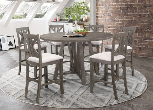Athens 5-piece Counter Height Dining Set Barn Grey image