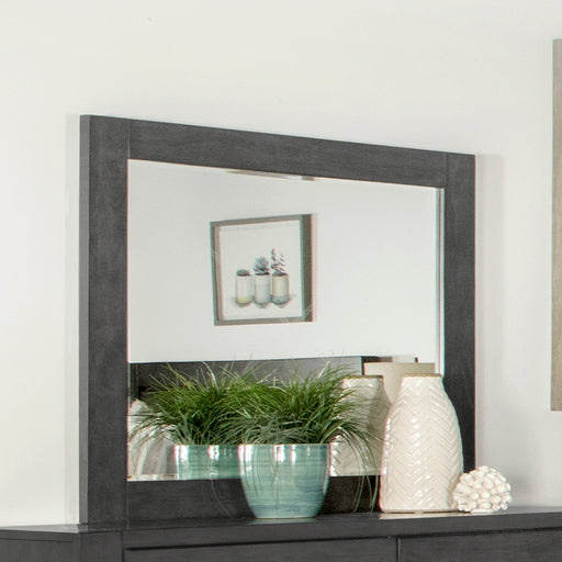 Lorenzo Rectangular Dresser Mirror Dark Grey image