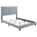 Warner Eastern King Upholstered Bed Slate Blue image