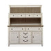 Magnussen Furniture Bellevue Manor Buffet with Hutch in White Weathered Shutter image