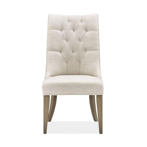 Magnussen Furniture Bellevue Manor Dining Arm Chair in White Weathered Shutter image