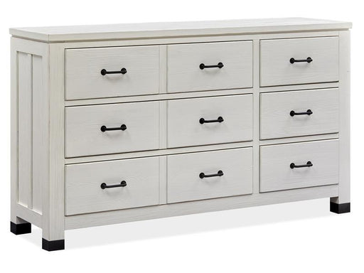 Magnussen Furniture Harper Springs Drawer Dresser in Silo White image