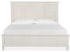 Magnussen Furniture Lola Bay King Panel Bed in Seagull White image
