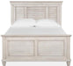 Magnussen Furniture Newport Queen Shutter Panel Bed in Alabaster image