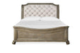 Magnussen Furniture Tinley Park California King Sleigh Bed with Shaped Footboard in Dove Tail Grey image