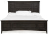 Magnussen Furniture Westley Falls  Queen Panel Bed with Regular Rails in Graphite image