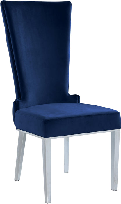 Serafina Navy Velvet Dining Chair