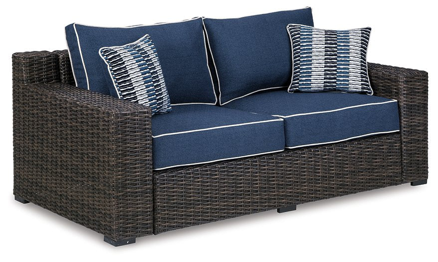 Grasson Lane Outdoor Sofa and Loveseat with Ottoman