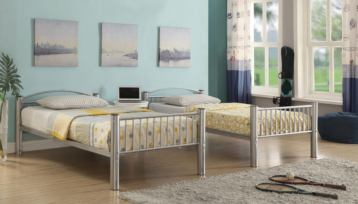 Cayelynn Silver Bunk Bed (Twin/Twin) image
