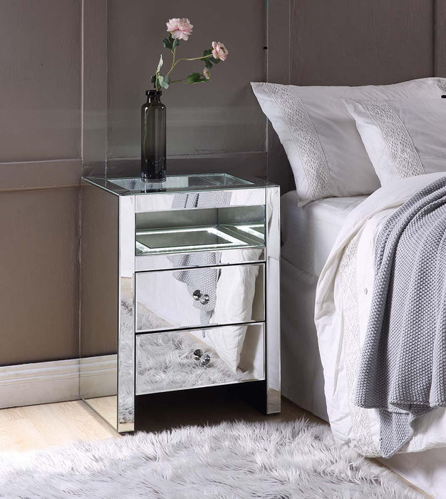 Malish Mirrored Accent Table (LED) image