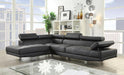 Acme Furniture Connor Sectional Sofa Set in Black 52650 image