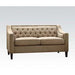 Acme Suzanne Loveseat in Beige Fabric 54011 image